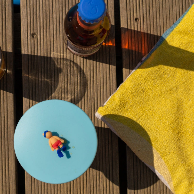 Mein Deckel Beach Boys, Glasabdeckung aus Silikon