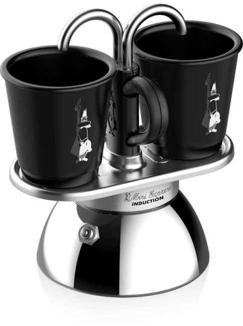 Bialetti Espressokocher Set Mini Induktion 2 Tassen