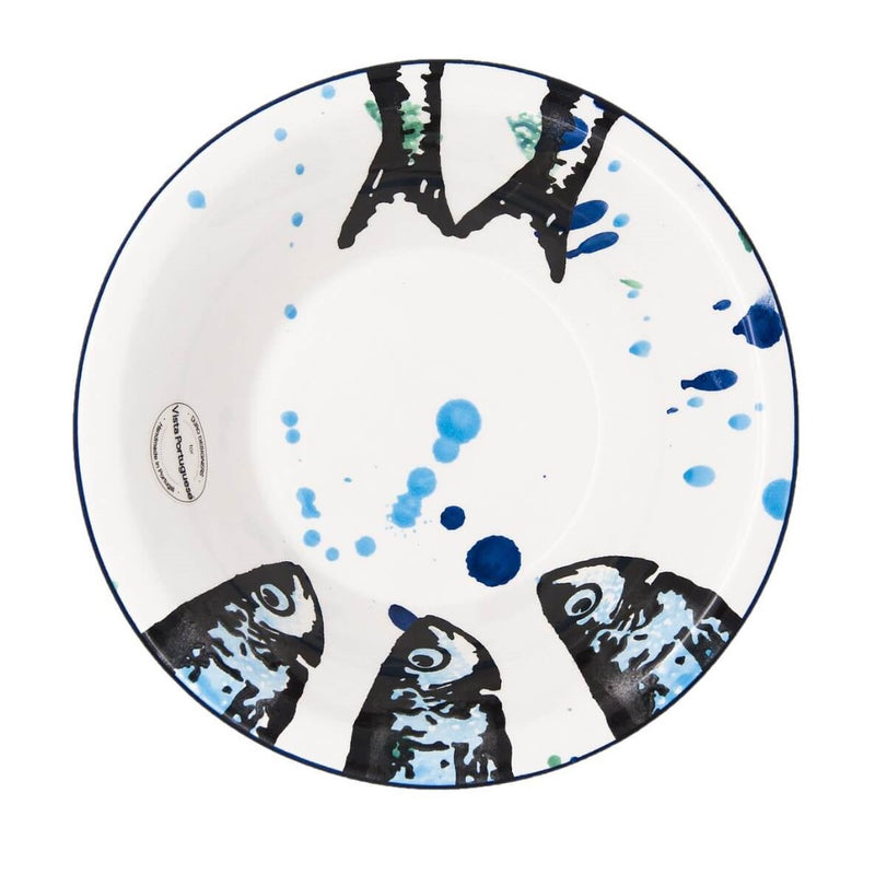 Schale mit Fischmuster mittel