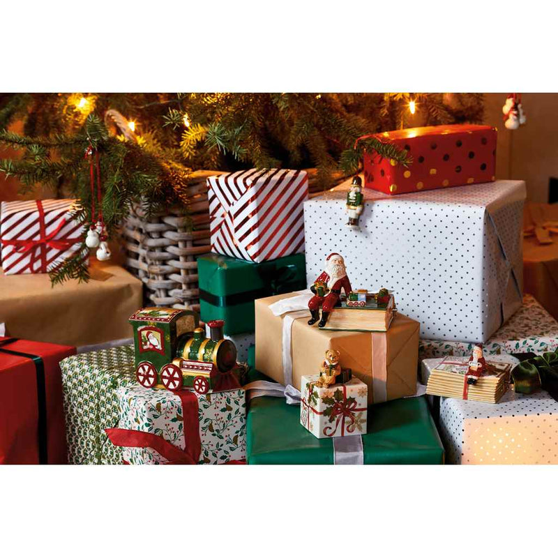 Villeroy and Boch Nostalgic Melody snowman with music box, rotating