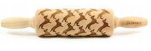Folkroll Holzrolle 23cm mit Dackelmotiv | Stil und Ambiente - haushaltgeschenke