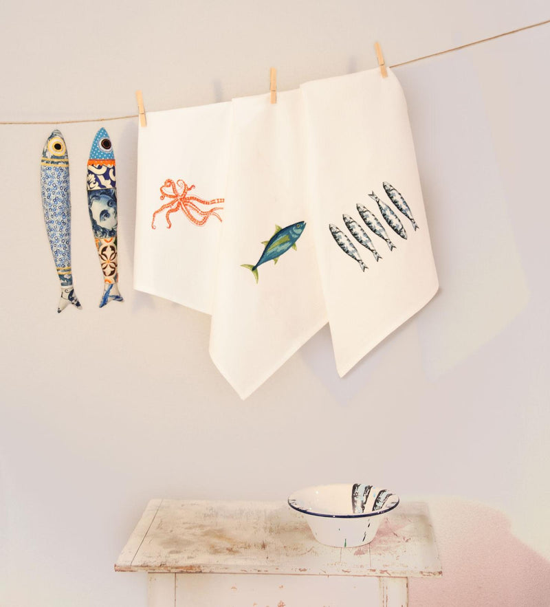 Vista Portuguese tea towel animals 50x70cm