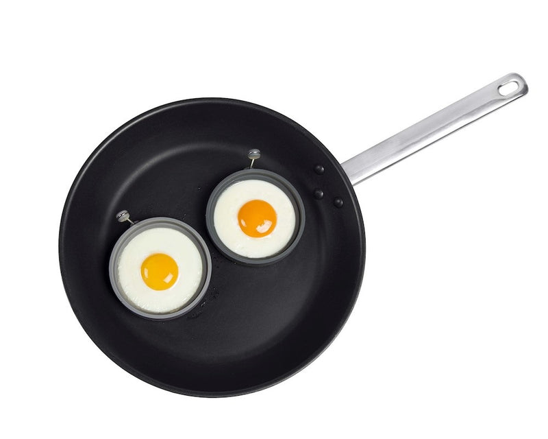 Lurch Eiformer Rund 2er Set iron grey