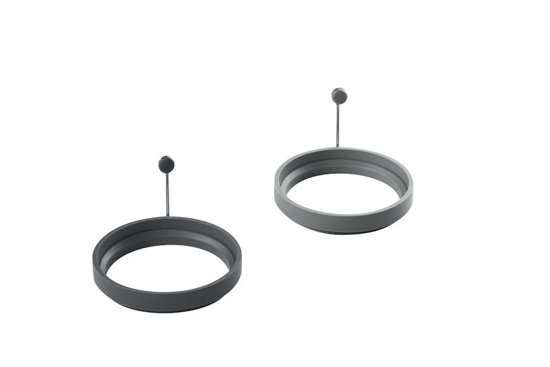 Lurch Eiformer Rund 2er Set iron grey