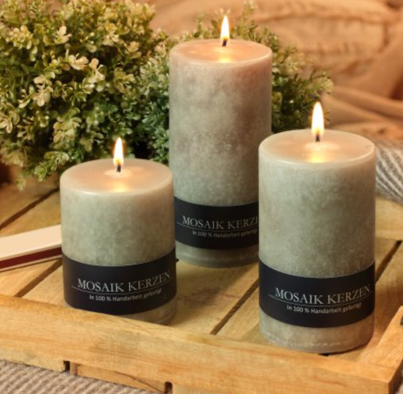 Mosaik Kerze Exclusive
