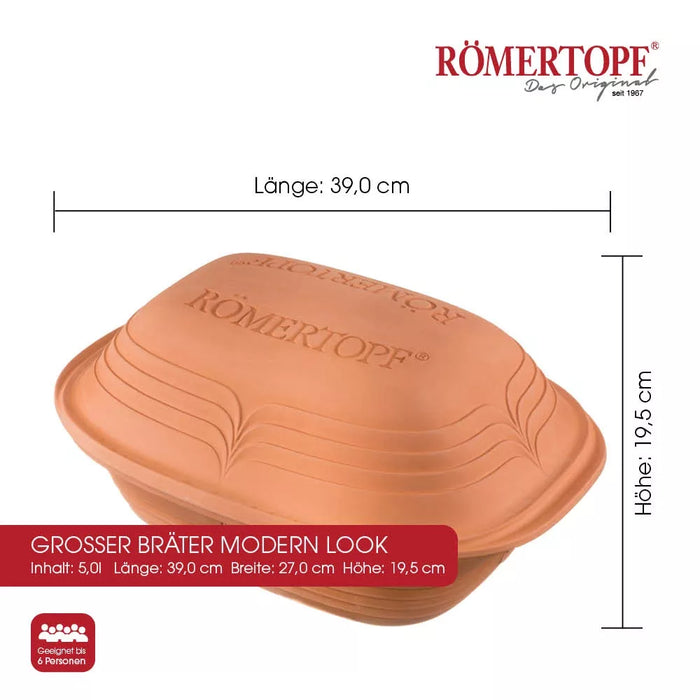 Römertopf roaster modern look 5kg for 6 people