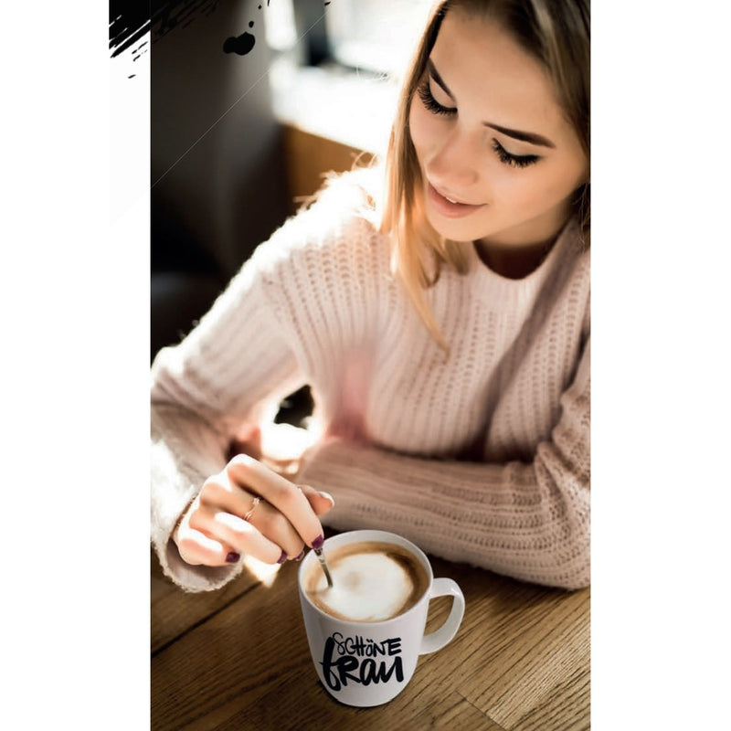 PPD Tasse Schöne Frau 400ml Porzellan