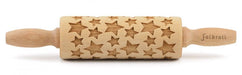 Folkroll Holzrolle 23cm mit Sternen | Stil und Ambiente - haushaltgeschenke