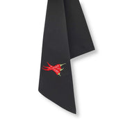 Geschirrtuch Vista Portuguese bestickt, schwarz mit roter Chili