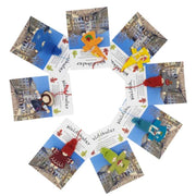 Waldshuter Glückswichtel, kleiner Wichtel aus Holz und Stoff auf Geschenkkate mit kleinem Gedicht. Nur erhältlich bei Stil und Ambiente, haushaltgeschenke